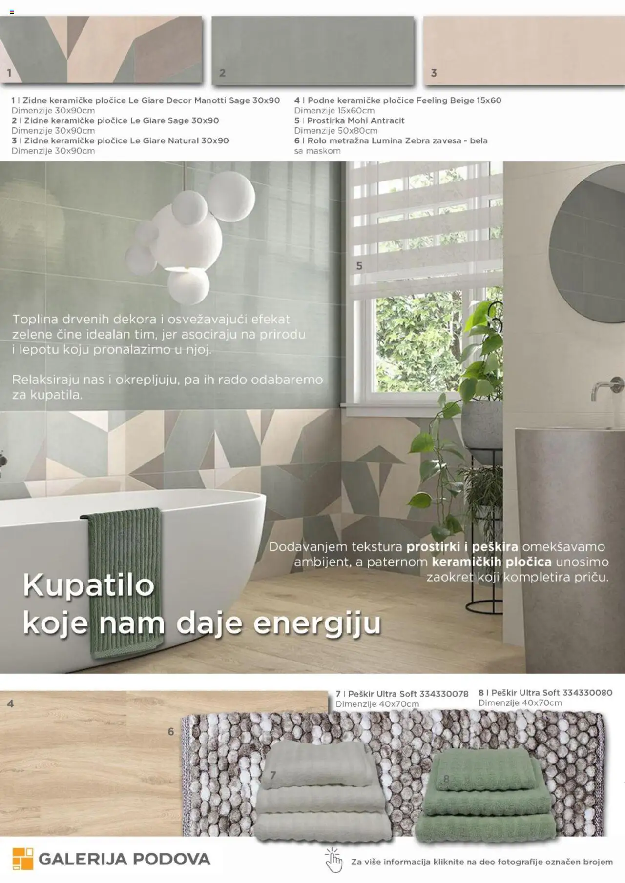 Galerija Podova katalog - važi od 20.05.2025 | Strana: 32 | Proizvode: Kupatilo, Peškir, Zavesa