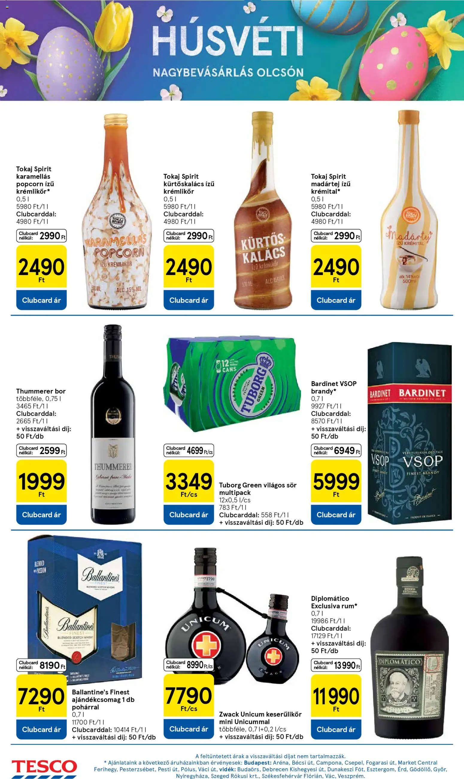 Tesco akciós ujság - amely érvényes a következő dátumtól: 19.03.2026 | Oldal: 12 | Termékek: Kalács, Popcorn, Sör, Whisky