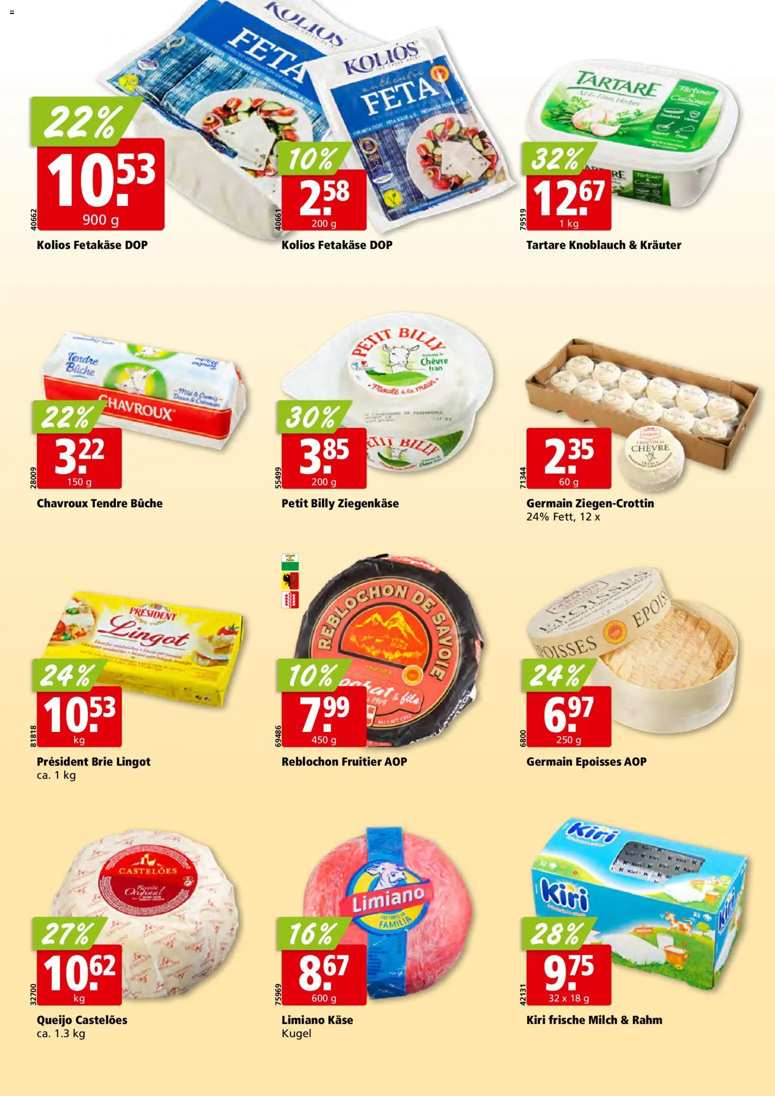 Aligro Aktionen Chavannes, Matran, Genf, Sitten – gültig ab 24.11.2025 | Seite: 22 | Produkte: Feta, Ziegenkäse, Milch, Käse