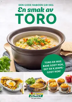 Forhåndsvisning av Joker TORO oppskriftshefte gyldig fra 15.07.2025