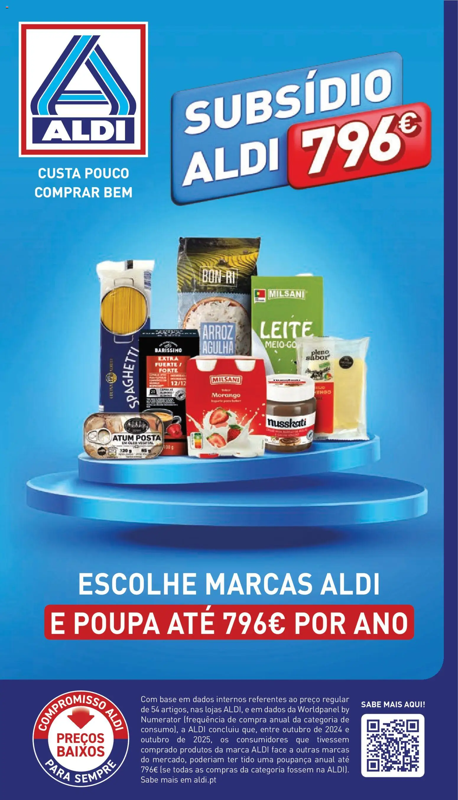 Aldi folheto │ válido de 05.01.2026 | Página: 1 | Produtos: Atum, Base, Leite, Arroz