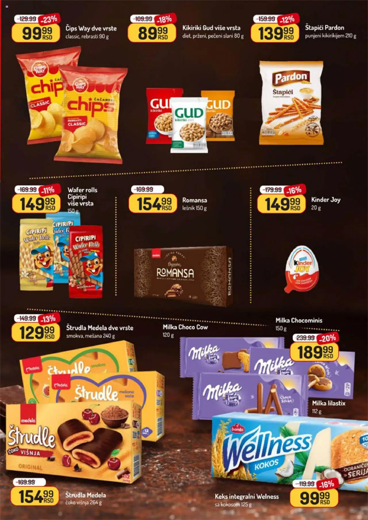 Aman katalog - važi od 18.08.2025 | Strana: 29 | Proizvode: Čips, Milka, Štrudla, Kikiriki