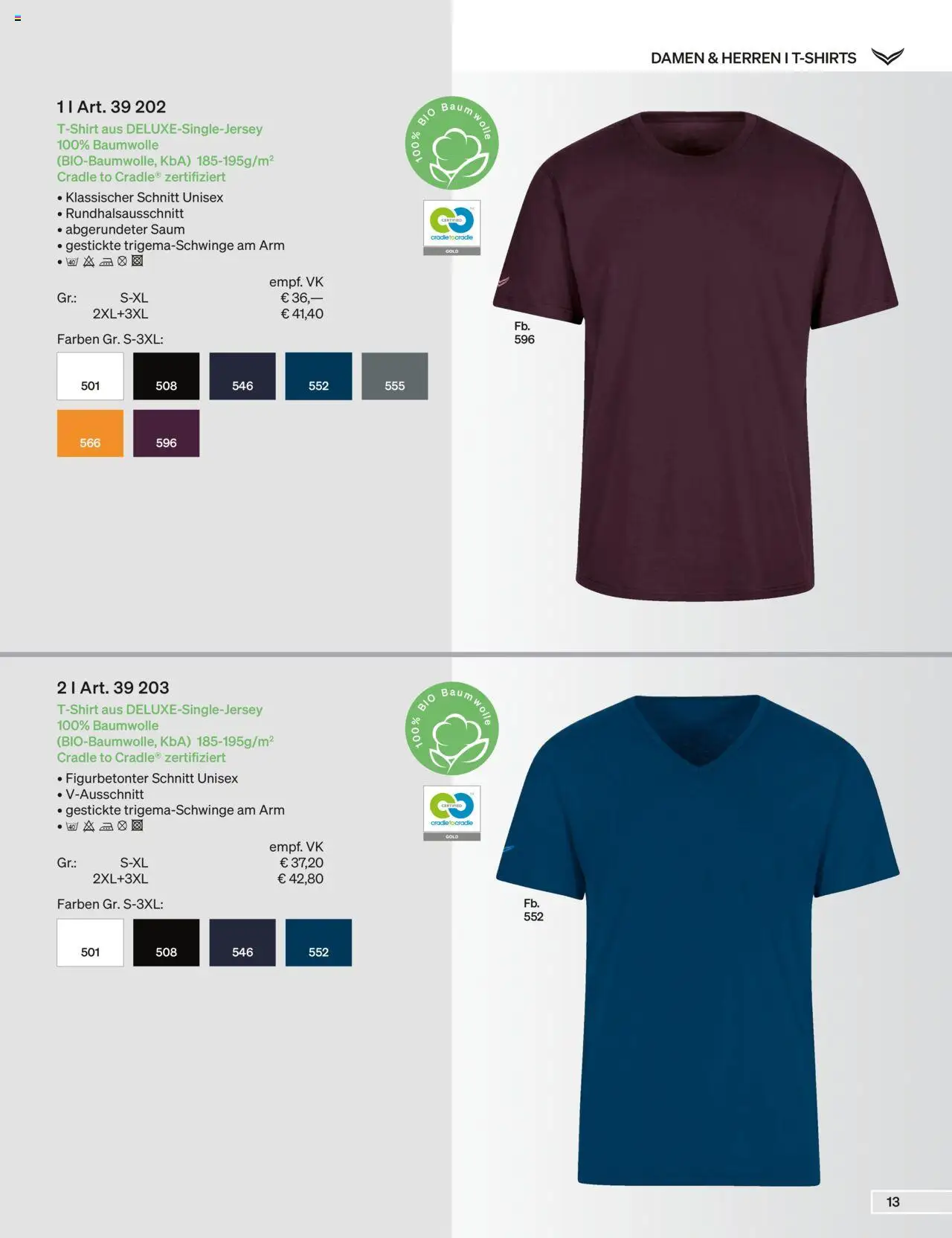 Trigema Prospekt 	 – gültig ab 01.09.2025 | Seite: 13