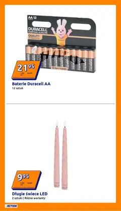 Pogląd oferty "Action Gazetka" - ważna od 17.12.2025 | Strona: 7 | Produkty: Baterie, Świece