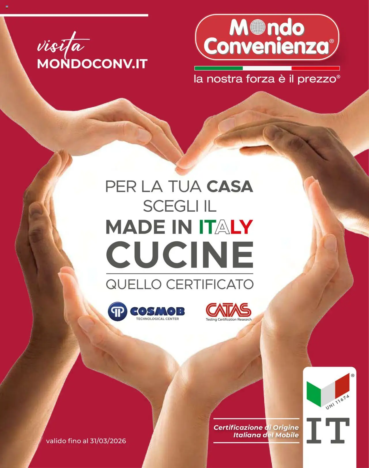 Volantino Mondo Convenienza del 01.09.2025 | Pagina: 1 | Prodotti: Mobile, Cucine