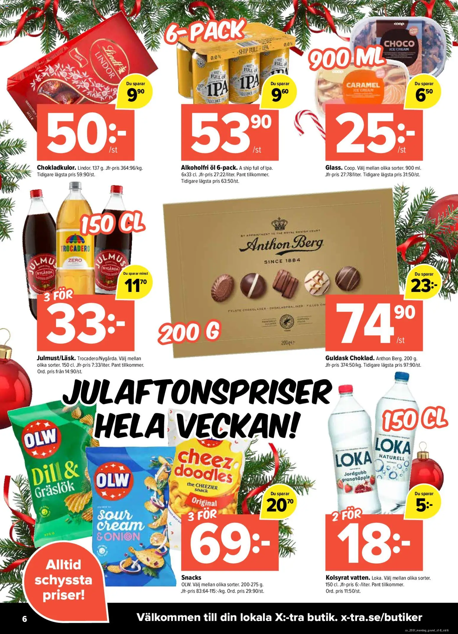 Coop X:-TRA reklamblad aktuell från 15.12.2025 | Sida: 6 | Produkter: Loka, Gräslök, Öl