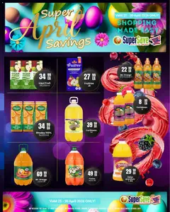 Super Save specials catalogue – valid from 25.04.2026 | Page: 34 | Products: Squash, Cooler, Juice, Pineapple