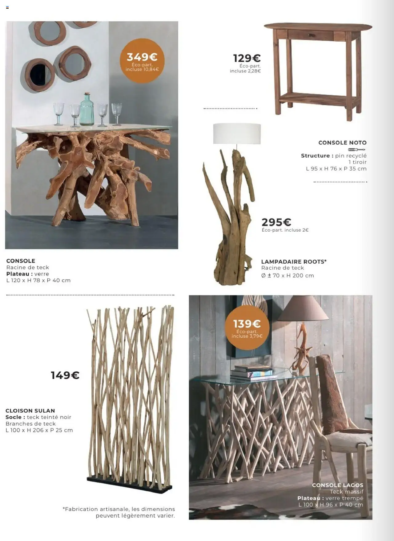{H1} | Page: 58 | Produits: Plateau, Lampadaire