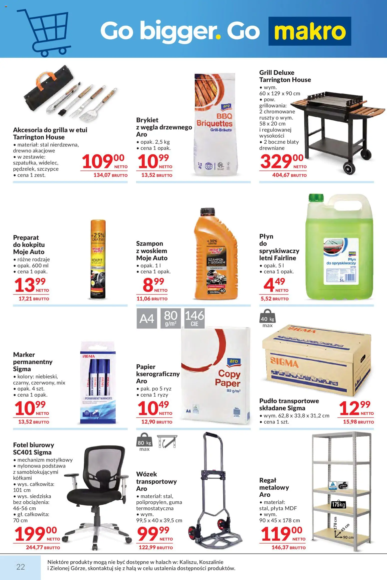 Makro gazetka od 28.04.2026 | Strona: 22 | Produkty: Fotel, Szampon, Ryż, Regał