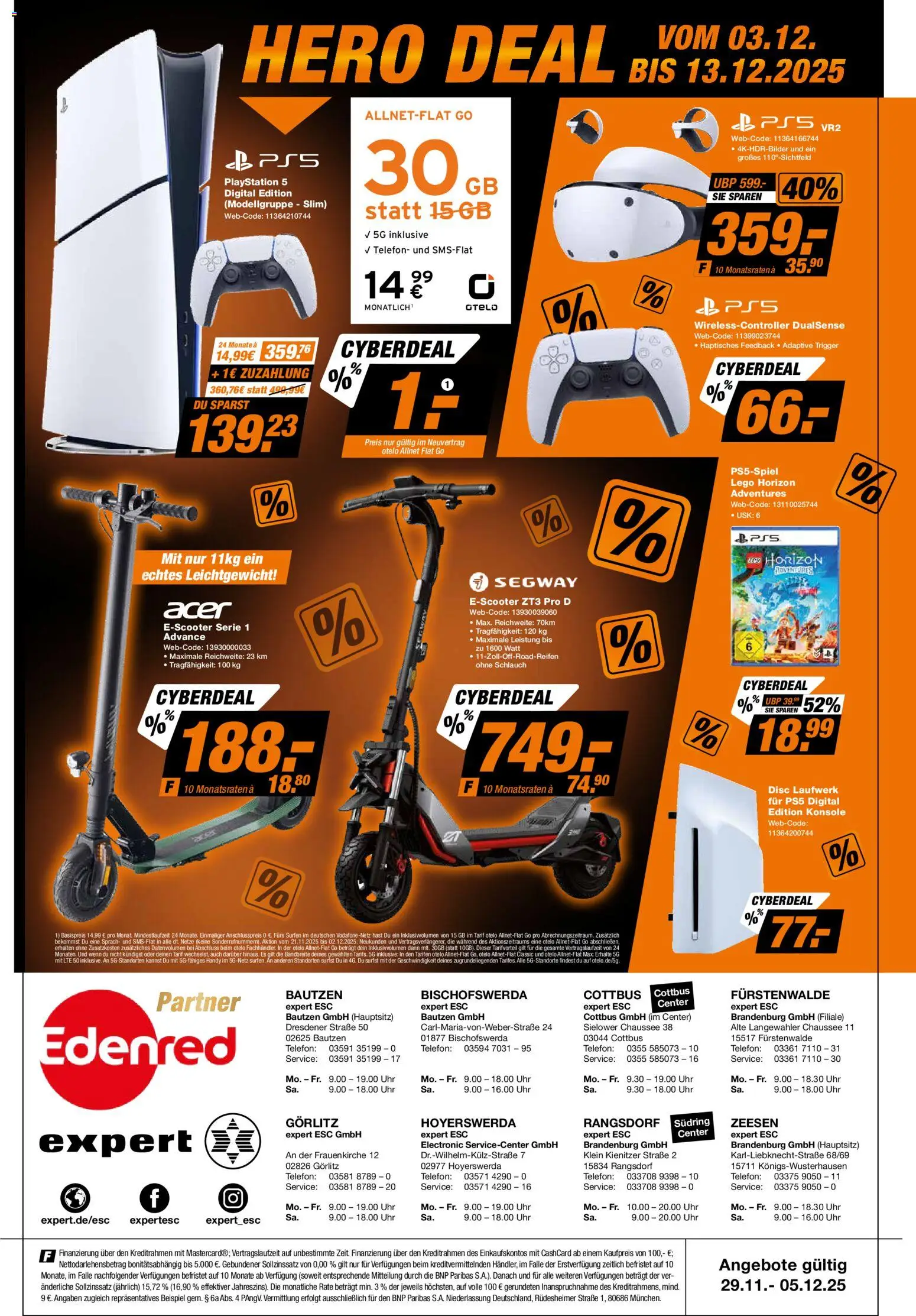 Expert - Cyber Monday – gültig ab 29.11.2025 | Seite: 8 | Produkte: Playstation, Telefon, Uhr