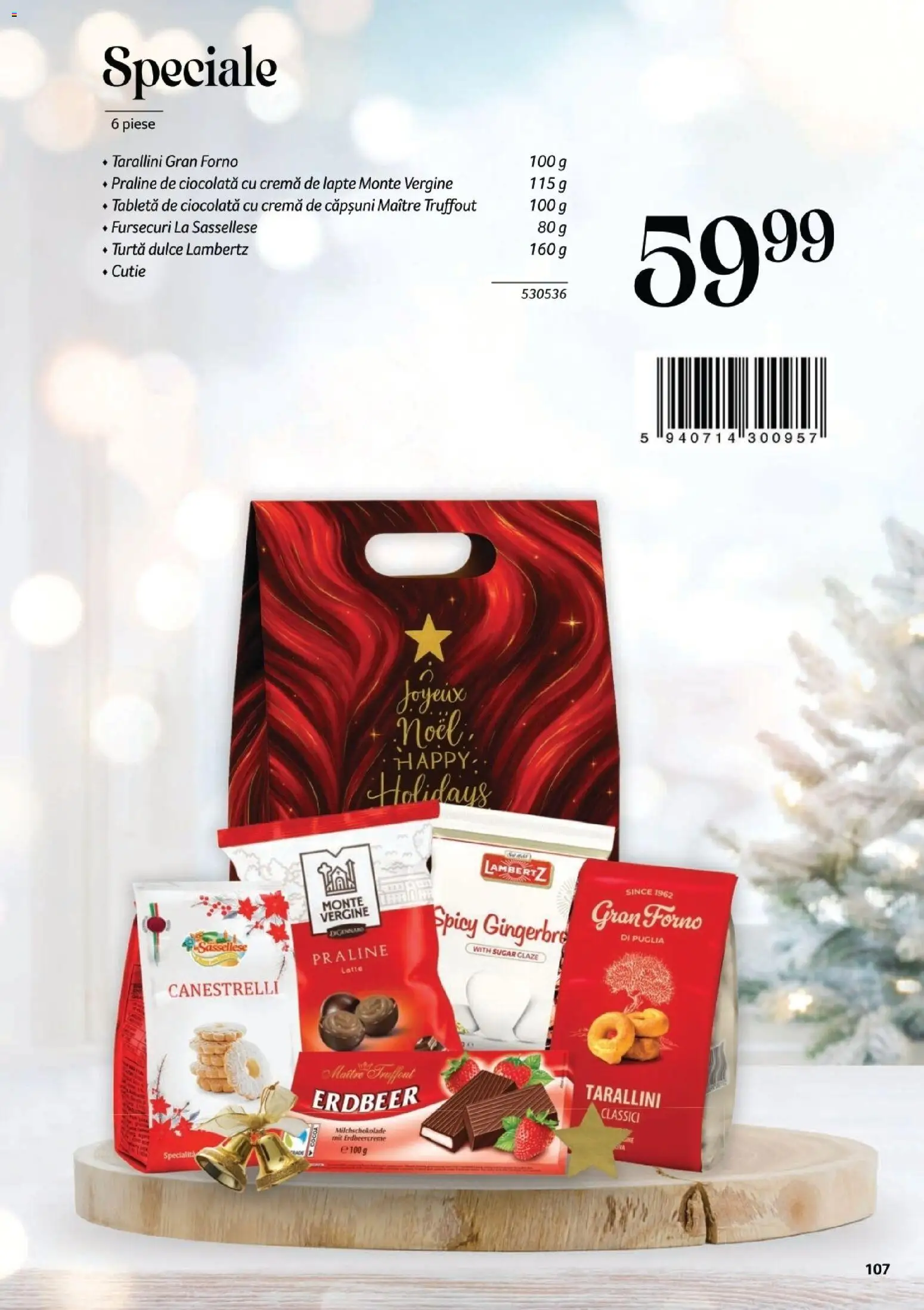 Noul catalog Selgros – valabil de la 07.11.2025 | Pagină: 107 | Produse: Tabletă, Praline, Lapte, Turtă dulce