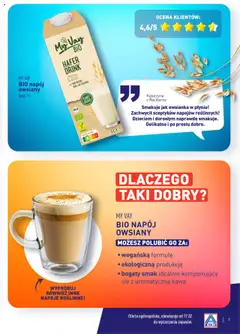 Aldi Gazetka - Wielki test od 17.02.2025 | Strona: 7 | Produkty: Napój owsiany, Owsianka, Napoje, Kawa