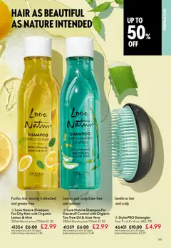Preview of Oriflame - Offers valid from 06.05.2026 | Page: 141 | Products: Shampoo, Mint, Tea, Lemon