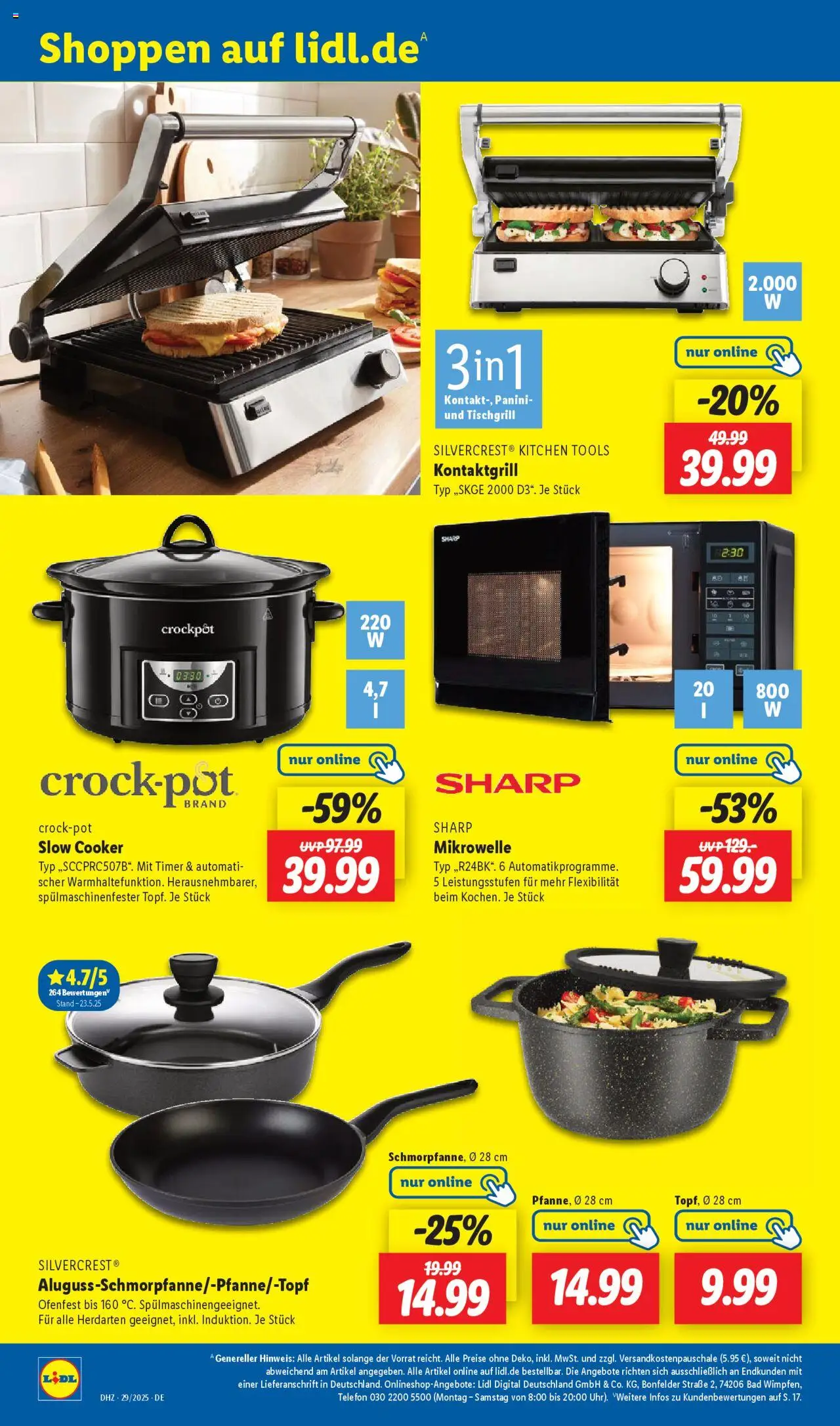 Lidl Prospekt Heppenheim - gültig ab dem 14.07.2025 | Seite: 32 | Produkte: Mikrowelle, Bad, Telefon