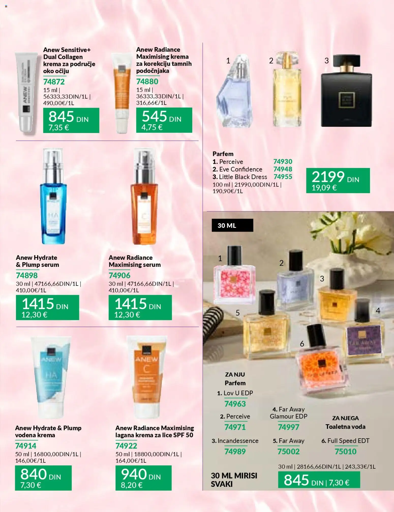AVON katalog - važi od 01.02.2026 | Strana: 5 | Proizvode: Parfem, Toaletna voda, Voda, Krema