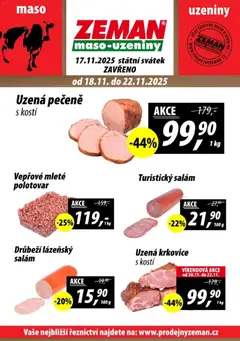 Náhled letáku Prodejny Zeman leták - Plzeň od 18.11.2025