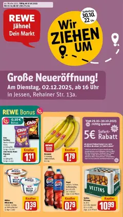 Rewe prospekt Jessen	 ab 26.10.2025 gültig