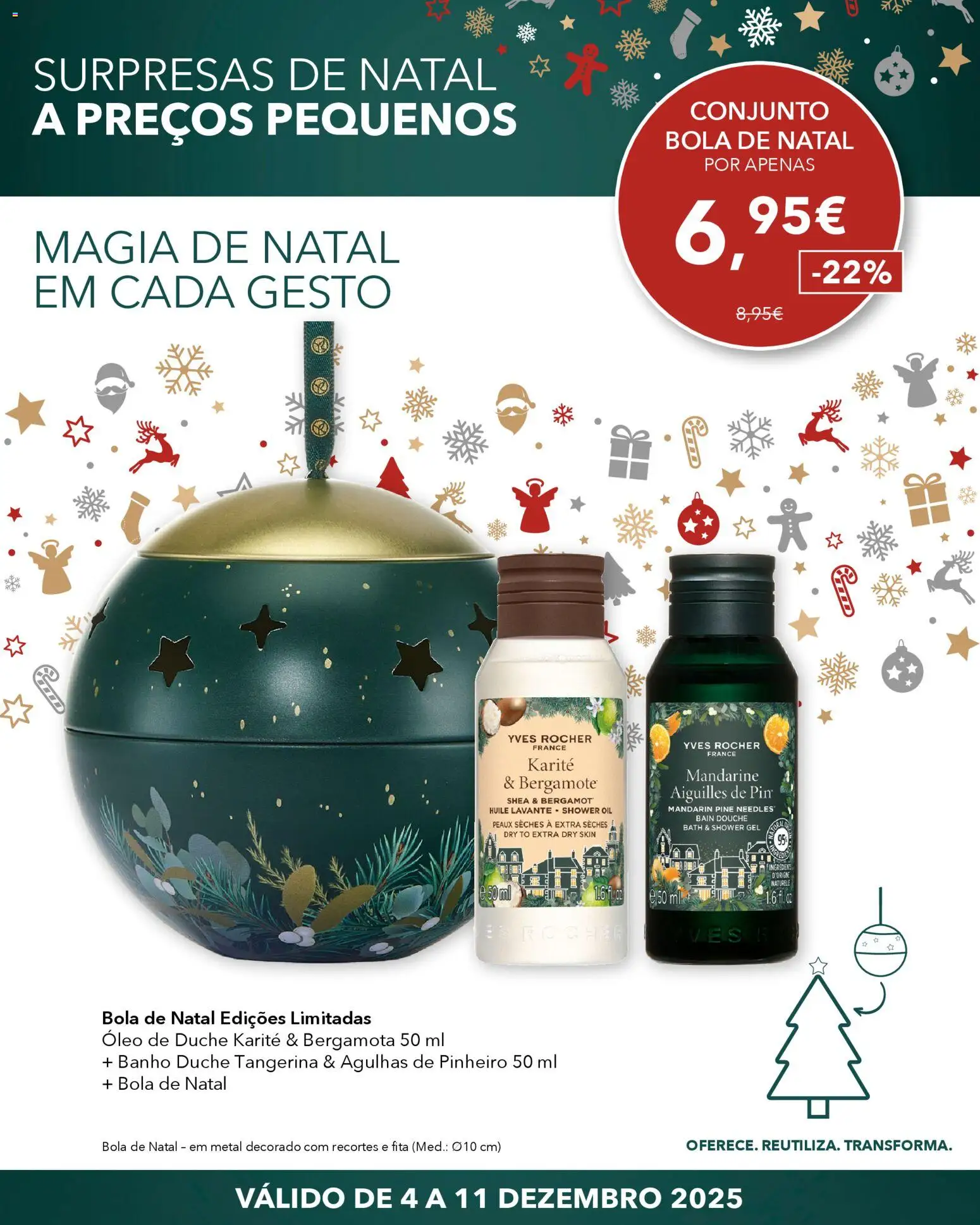 Yves Rocher - Surpresas de natal │ válido de 04.12.2025 | Página: 7 | Produtos: Banho, Óleo