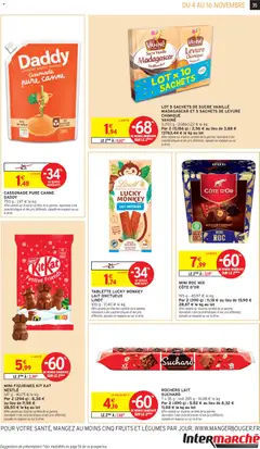 Intermarché - Prévisualisation de CASSONADE PURE CANNE, 750 g valide à partir de 04.11.2025 | Page: 35 | Produits: Amande, Noisette, Levure, Lindt