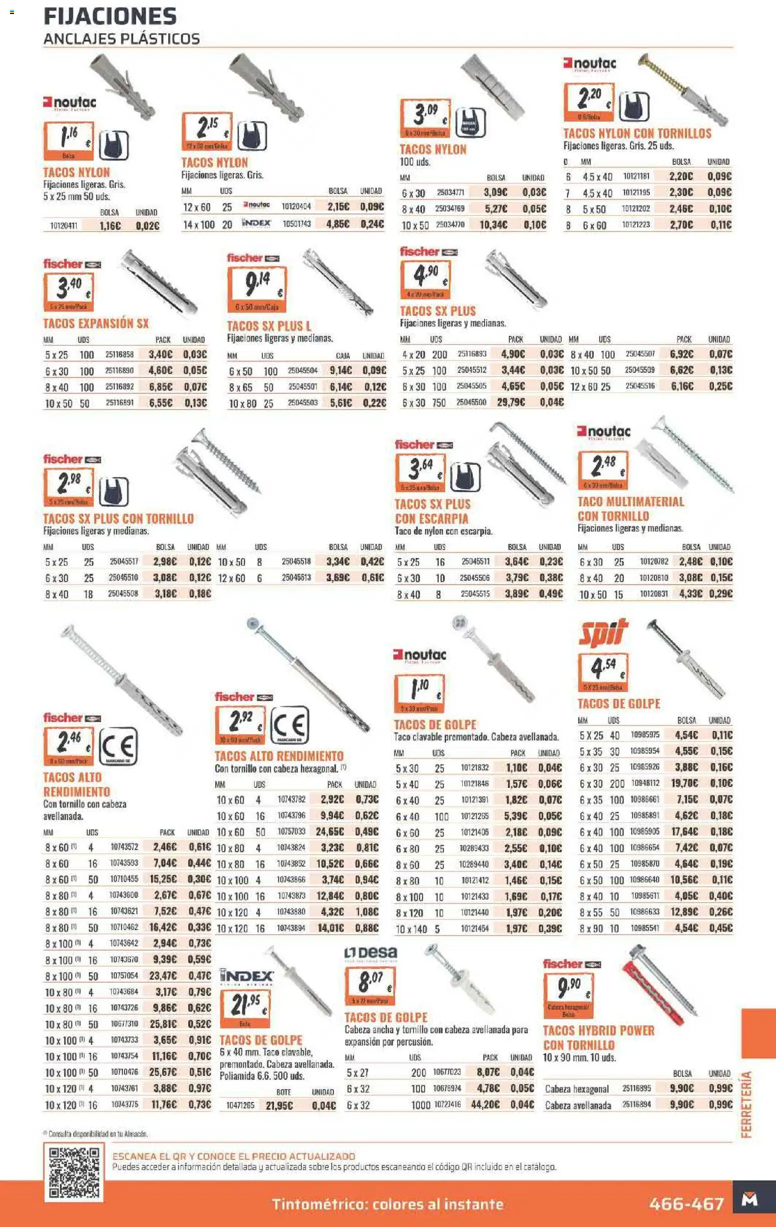 Obramat folleto │ válido desde el 23.03.2026 | Página: 467 | Productos: Tacos, Bolsa, Caja