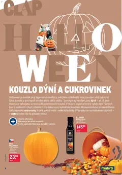 Náhled letáku Makro leták - Pro milovníky jídla od 22.10.2025 | Strana: 8 | Produkty: Olej, Dýňový olej, Dýně, Dekorace