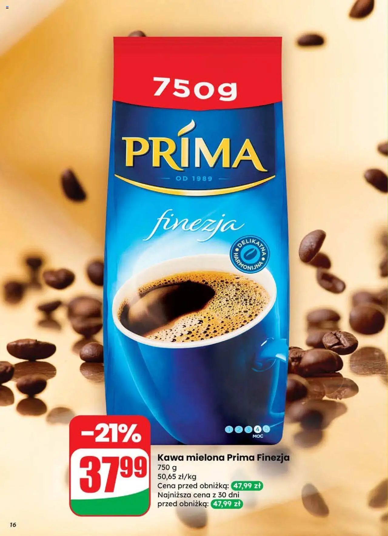 Dino Gazetka od 18.06.2025 | Strona: 16 | Produkty: Kawa mielona Prima, Kawa