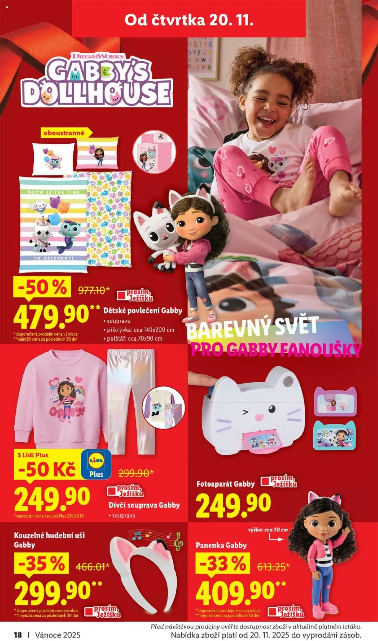 Lidl leták - Veselé Vánoce od 20.10.2025 | Strana: 18 | Produkty: Panenka, Fotoaparát, Povlečení, Přikrývka