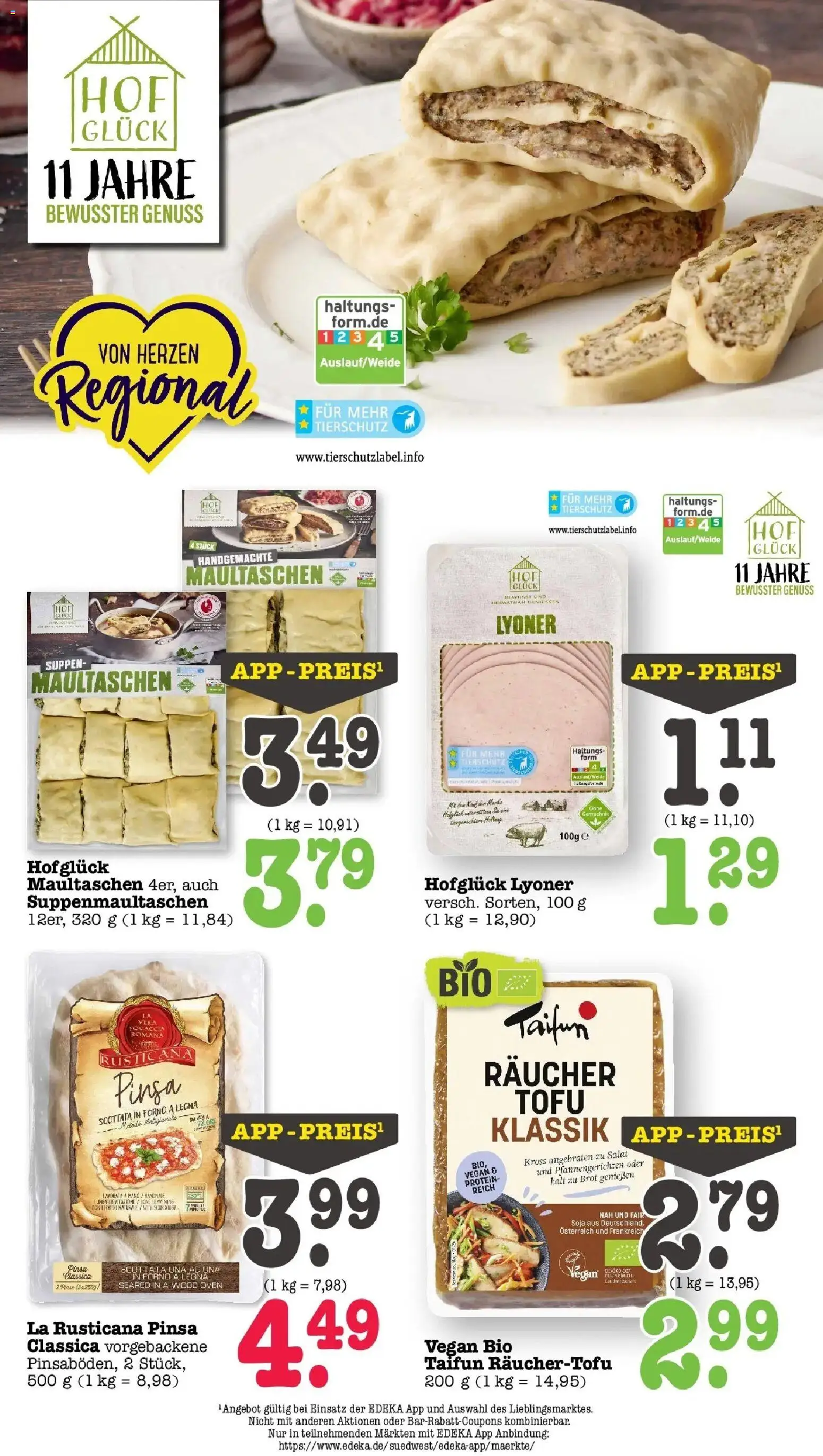 Edeka prospekt Bühlertal	 – gültig ab 01.03.2026 | Seite: 21 | Produkte: Brot, Maultaschen, Salat