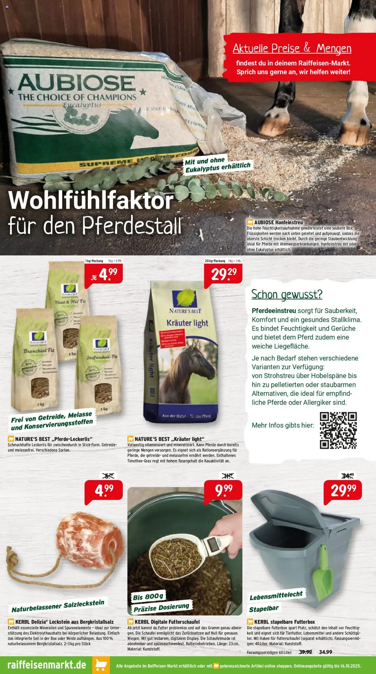 Raiffeisen Markt Prospekt 	 – gültig ab 01.10.2025 | Seite: 4 | Produkte: Box, Getreide
