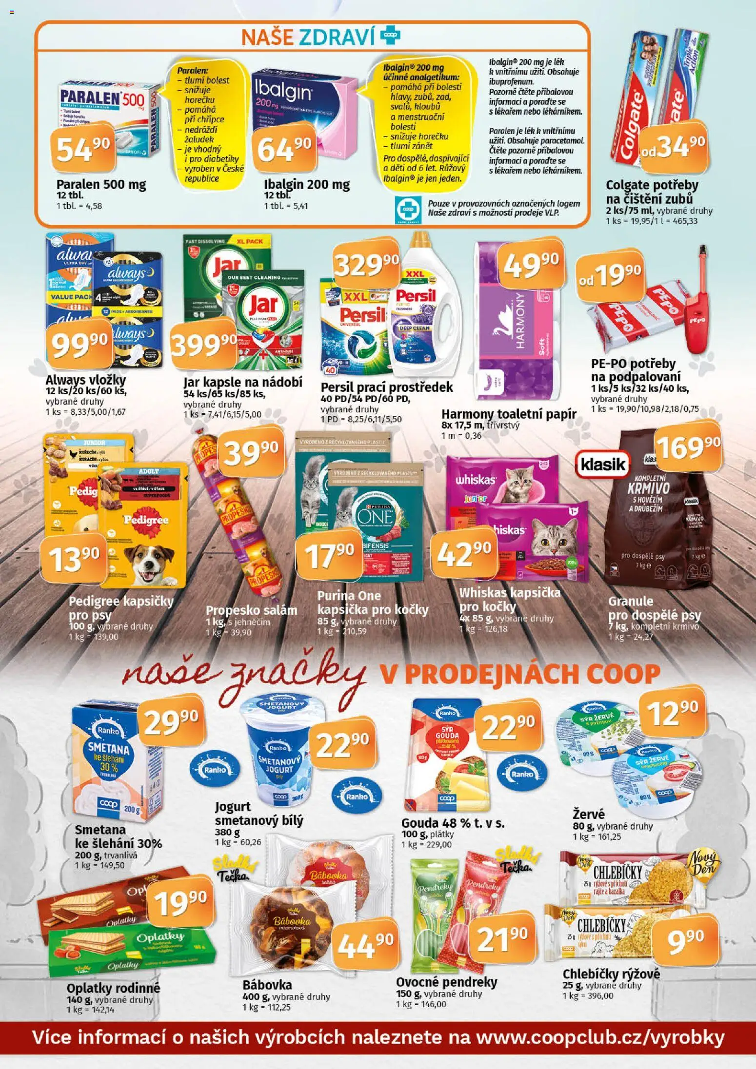 Coop leták - Tuty od 14.01.2026 | Strana: 9 | Produkty: Purina, Whiskas, Propesko, Persil