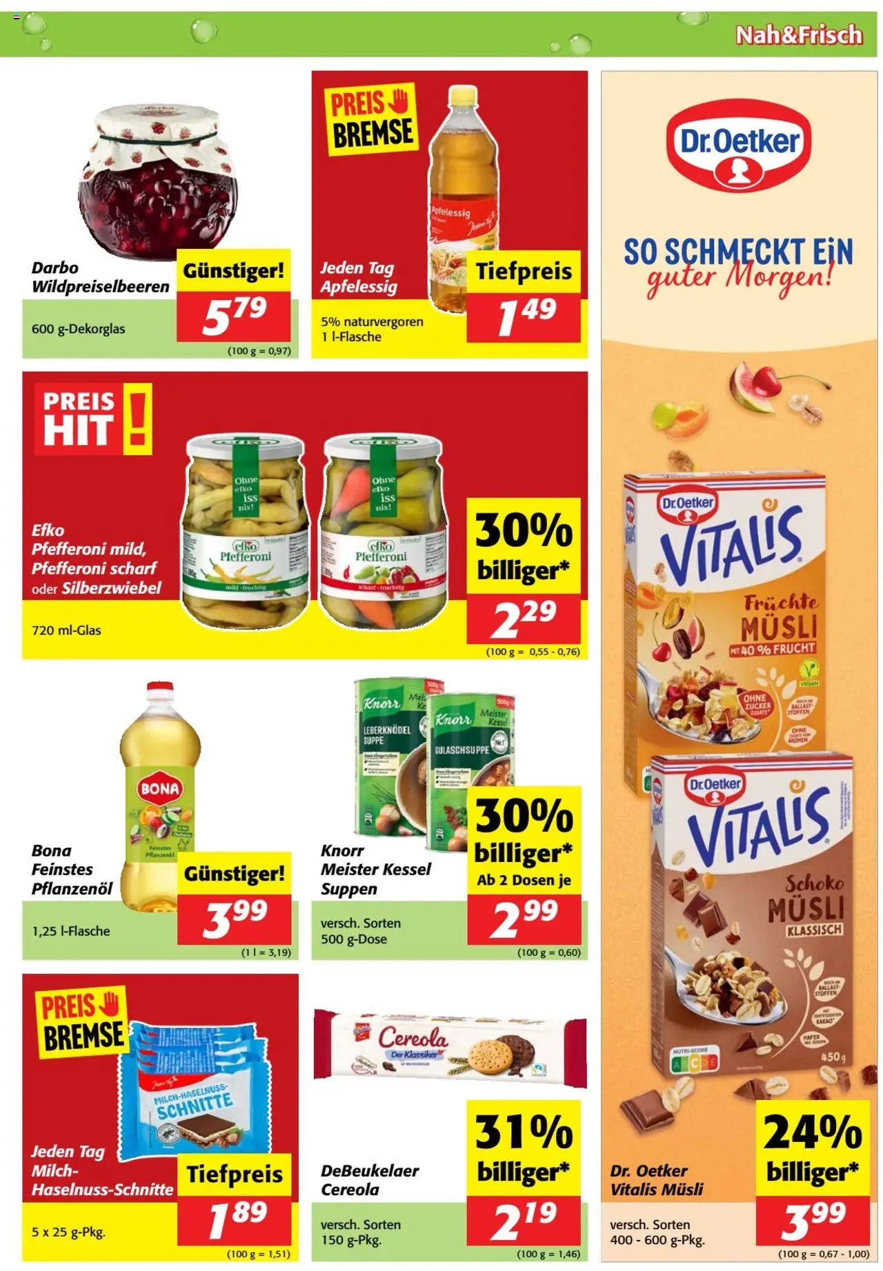 Nah und Frisch Flugblatt gültig ab 22.10.2025 | Seite: 5 | Produkte: Zucker, Milch