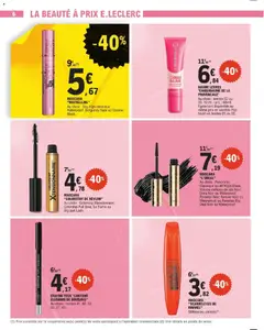 E.Leclerc - Prévisualisation de MASCARA "MAYBELLINE", Au choix: Sky high classique, Waterproof, Burgundy Haze ou Cosmic Black. valide à partir de 20.01.2026 | Page: 6 | Produits: Blush, Mascara, Crayon