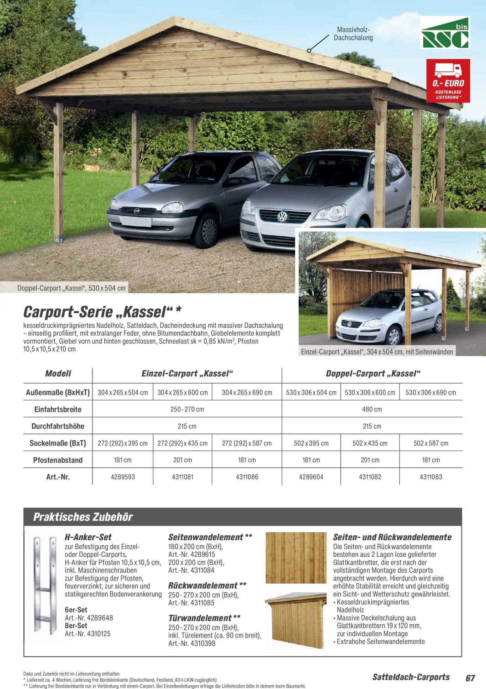 Toom Baumarkt Gartenhäuser & Carports 2026 – gültig ab 20.02.2026 | Seite: 67