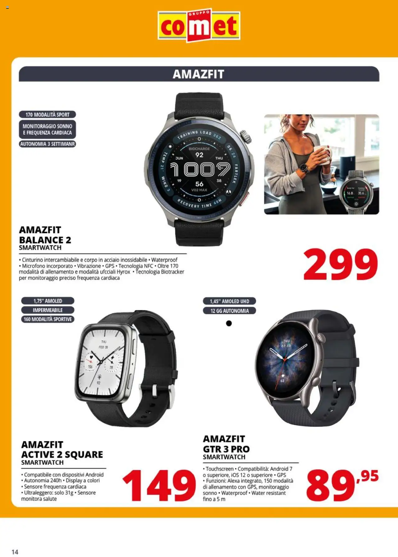 Volantino Comet del 15.09.2025 | Pagina: 14 | Prodotti: Microfono, Smartwatch