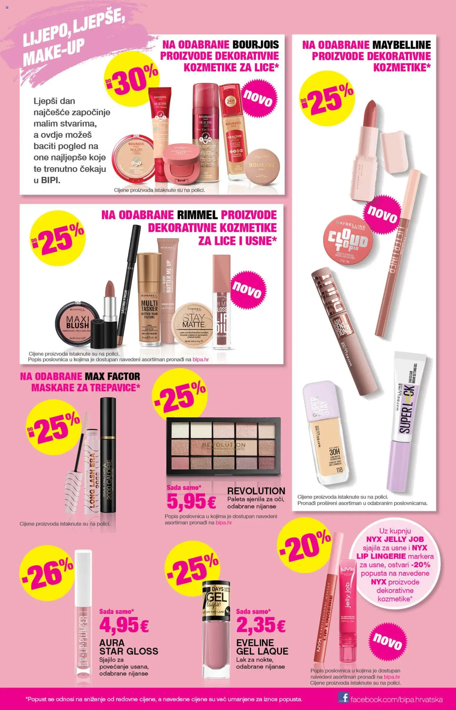 Bipa katalog | vrijedi od 02.04.2026 | Stranica: 6 | Proizvodi: Paleta, Finish, Maybelline