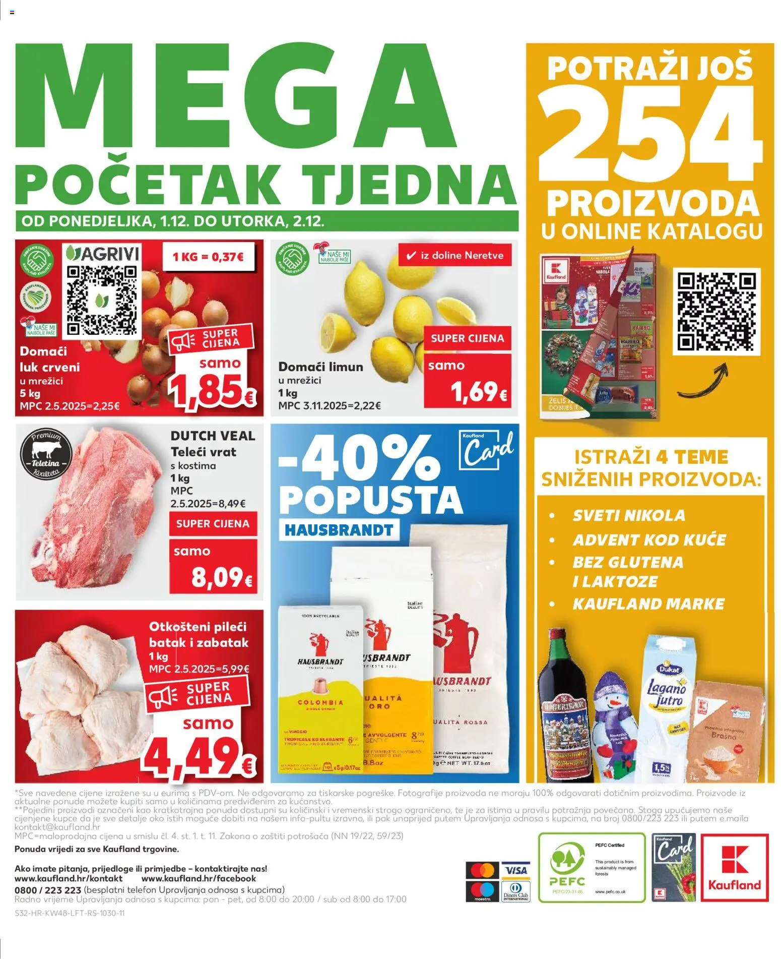 Kaufland katalog | vrijedi od 26.11.2025 | Stranica: 32 | Proizvodi: Teletina, Brašno, Limun, Telefon