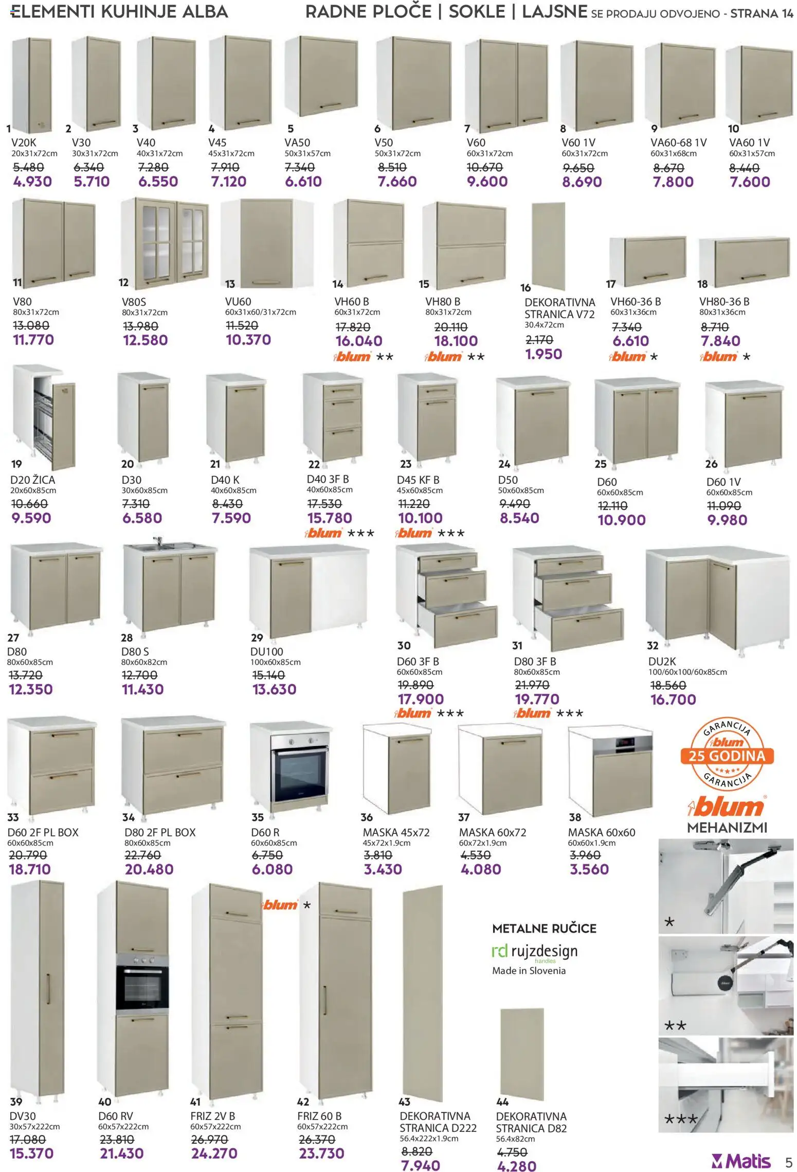 Matis katalog - važi od 01.11.2025 | Strana: 5 | Proizvode: Komoda, Stolica, Ormar, Cipelar