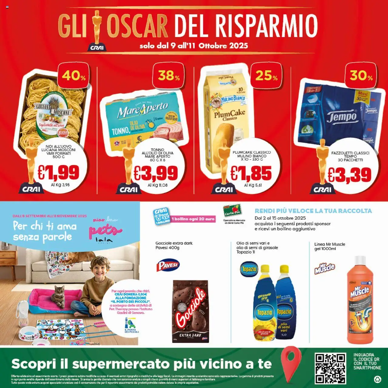 Volantino CRAI del 02.10.2025 | Pagina: 24 | Prodotti: Uova, Tagliatelle, Fazzoletti, Smartphone
