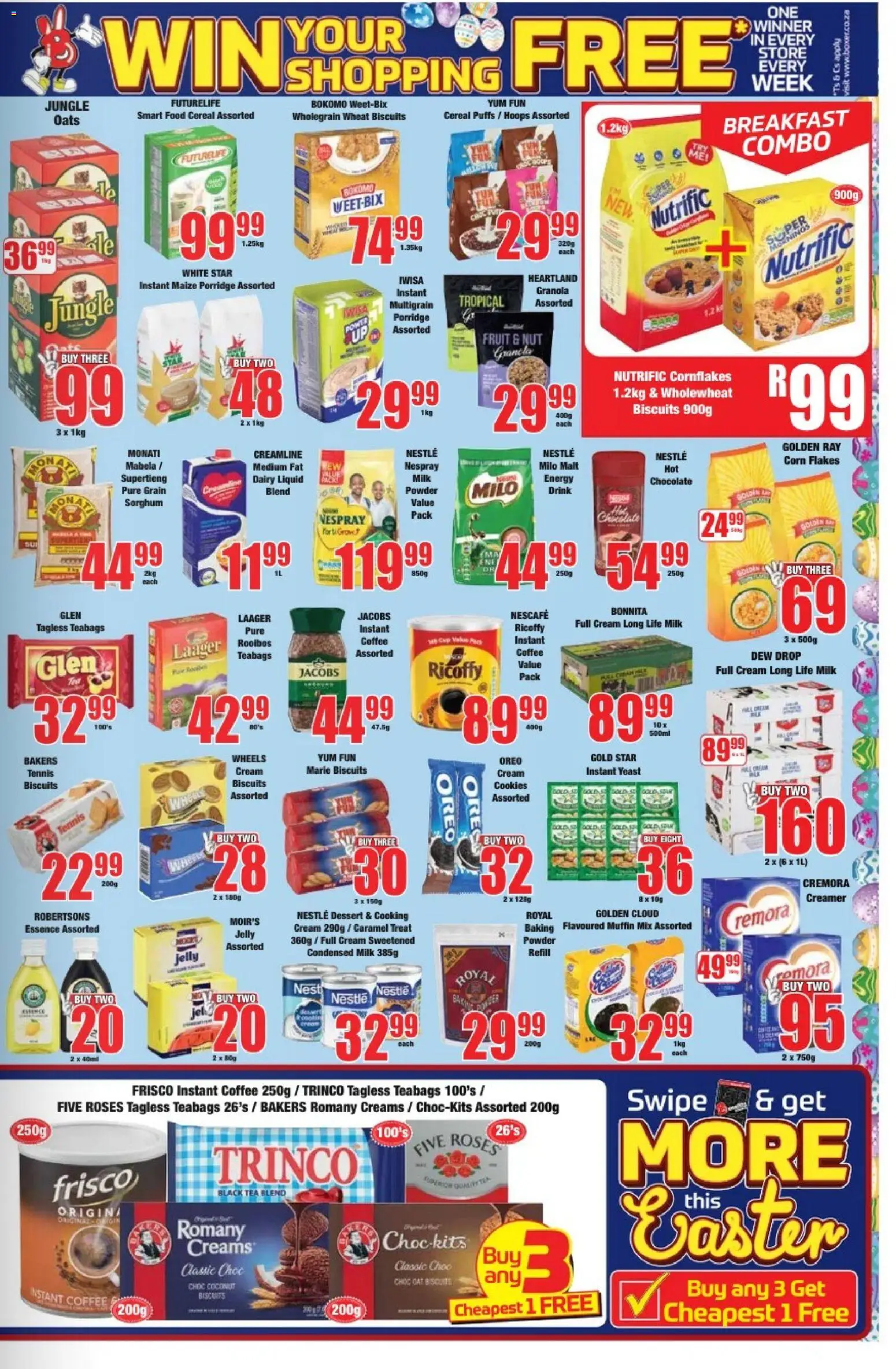 New Boxer catalogue – valid from 23.03.2026 | Page: 5 | Products: Corn, Creamer, Powder, Baking powder