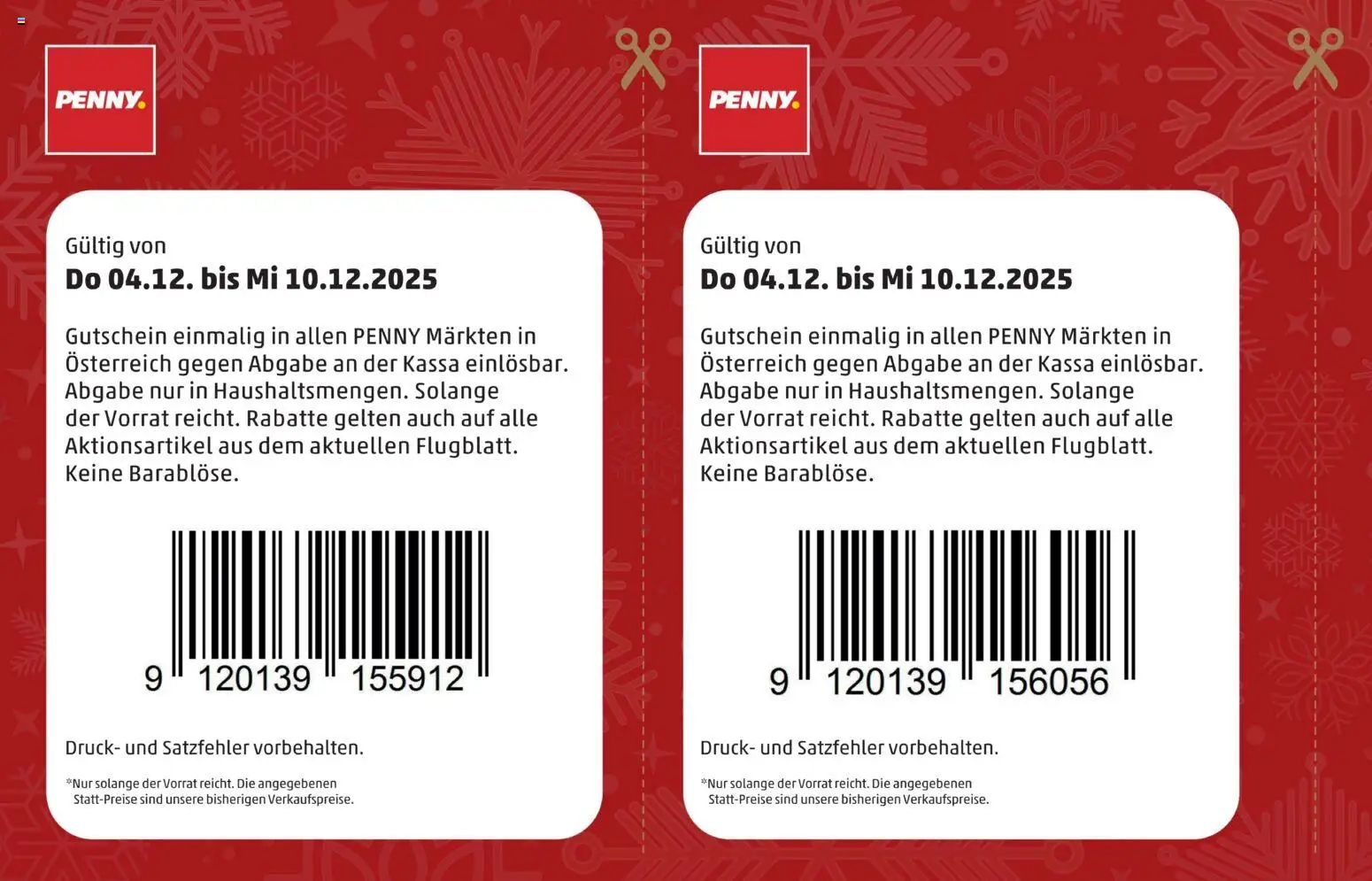 Penny Markt Gutscheine  gültig ab 04.12.2025 | Seite: 14