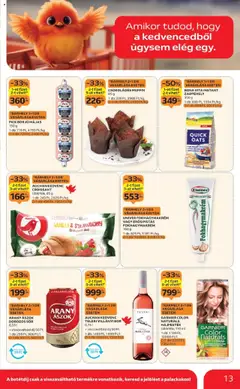 Auchan akciós ujság - amely érvényes a következő dátumtól: 18.09.2025 | Oldal: 13