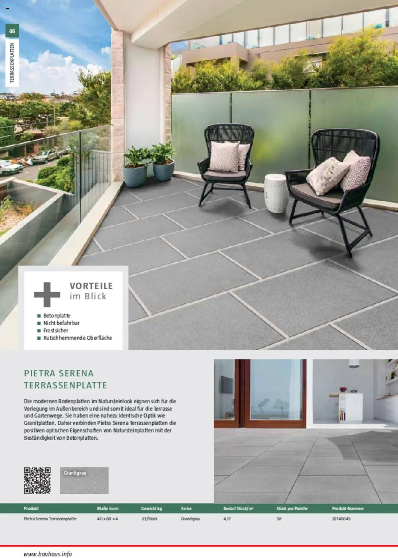 Bauhaus Gartenbaumaterialien 2025 gültig ab 11.03.2025 | Seite: 46 | Produkte: Gewicht