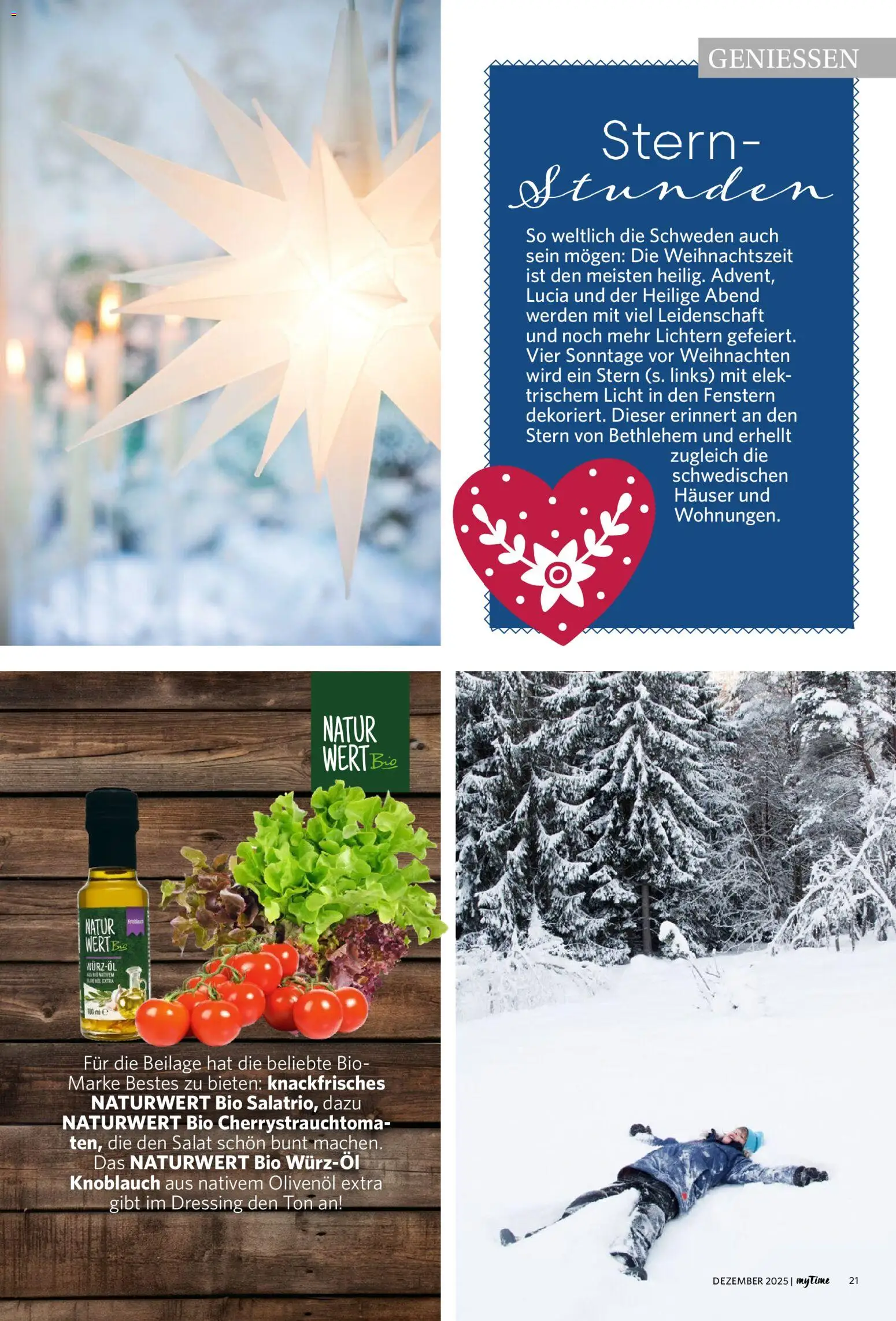 Famila Nordwest  myTime Dezember 2025 – gültig ab 01.12.2025 | Seite: 21 | Produkte: Olivenol, Dressing, Knoblauch, Salat