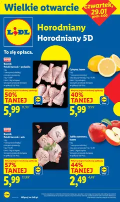Pogląd oferty "Lidl Gazetka - Wielkie otwarcie w Horodnianach" - ważna od 29.01.2026