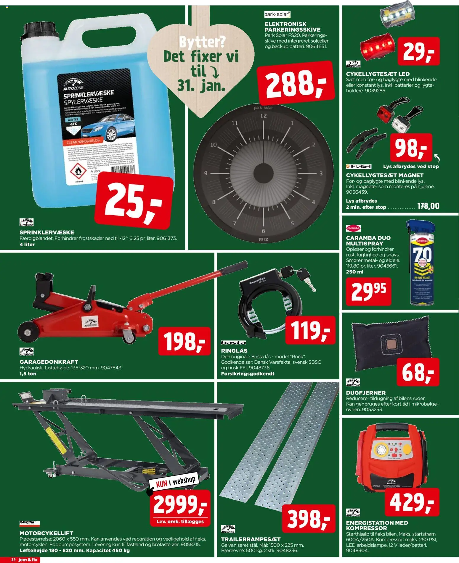 Jem & fix tilbudsavis – gyldig fra 16.11.2025 | Side: 24 | Produkter: Batterier, Søm, Magnet