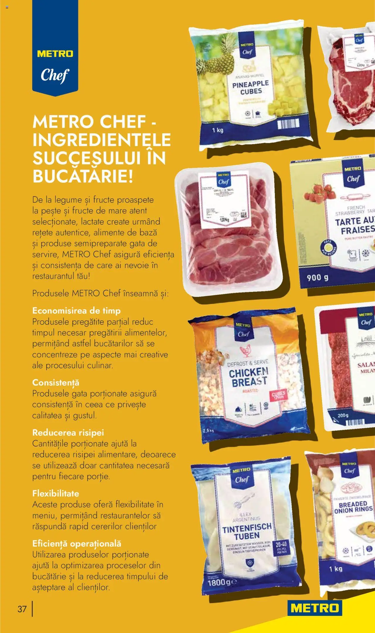 Metro catalog - Tendinte si Recomandari – valabil de la 24.10.2023 | Pagină: 37 | Produse: Bucătărie, Pește, Legume, Fructe
