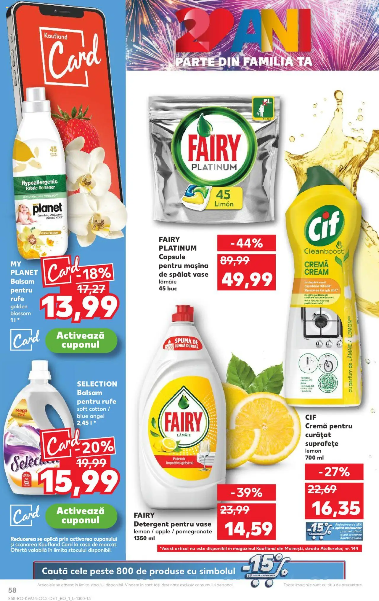 Kaufland RO akciós ujság - amely érvényes a következő dátumtól: 20.08.2025 | Oldal: 58 | Termékek: Parfüm