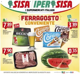 Anteprima del volantino Volantino SISA	 valido a partire dal 08.08.2025