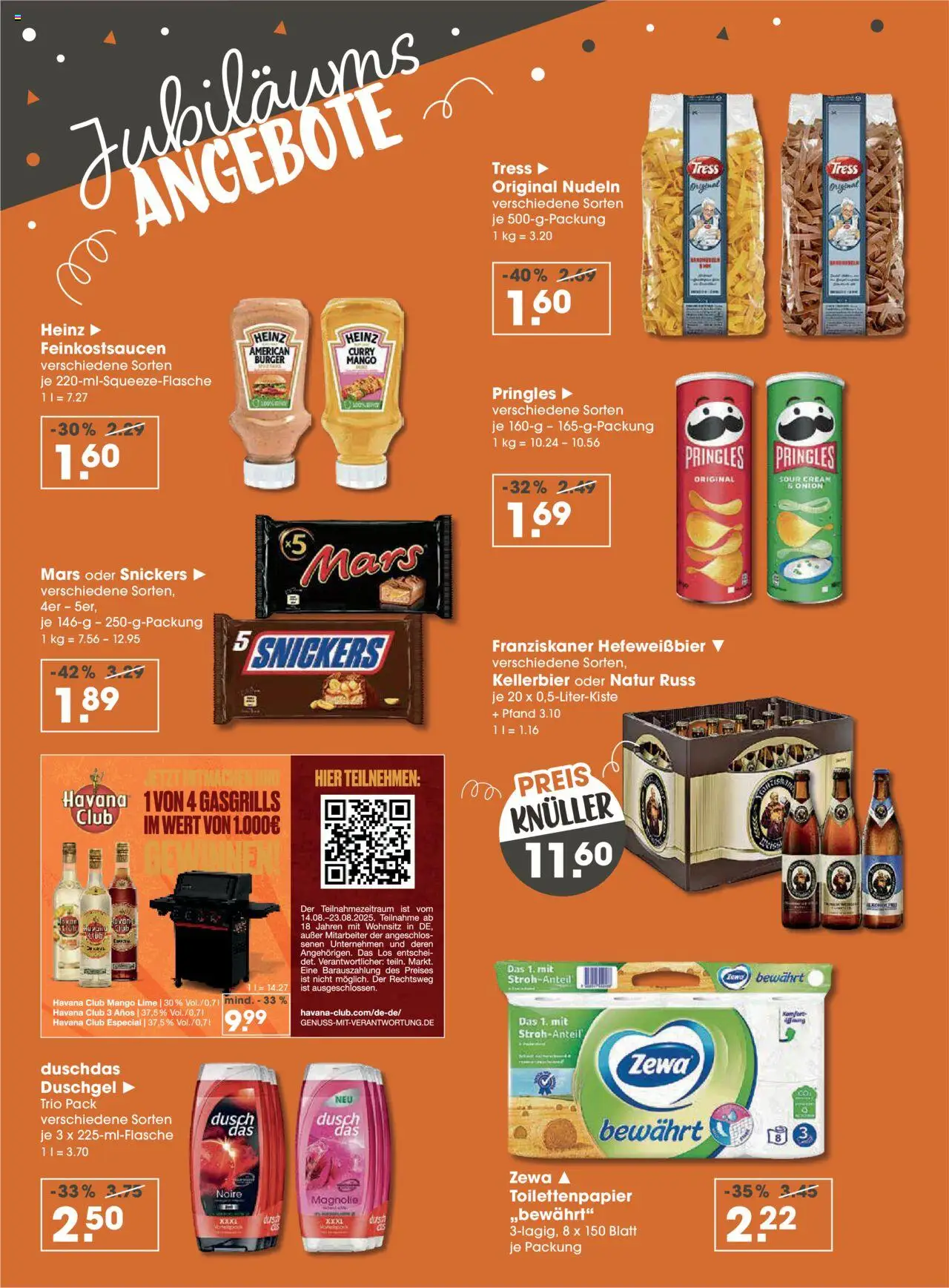 V-Markt - Hallertau/Oberpfalz - gültig ab dem 14.08.2025 | Seite: 3 | Produkte: Snickers, Mars, Duschgel, Mango