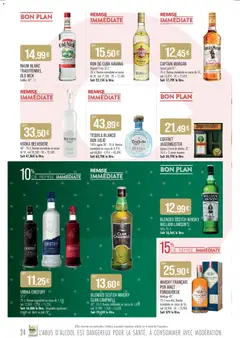 Match Supermarché - Prévisualisation de Match Supermarché - Fêtes par nos pros  valide à partir de 27.12.2025 | Page: 24 | Produits: Rhum blanc old nick, Liqueur, Plantes, Rhum blanc traditionnel